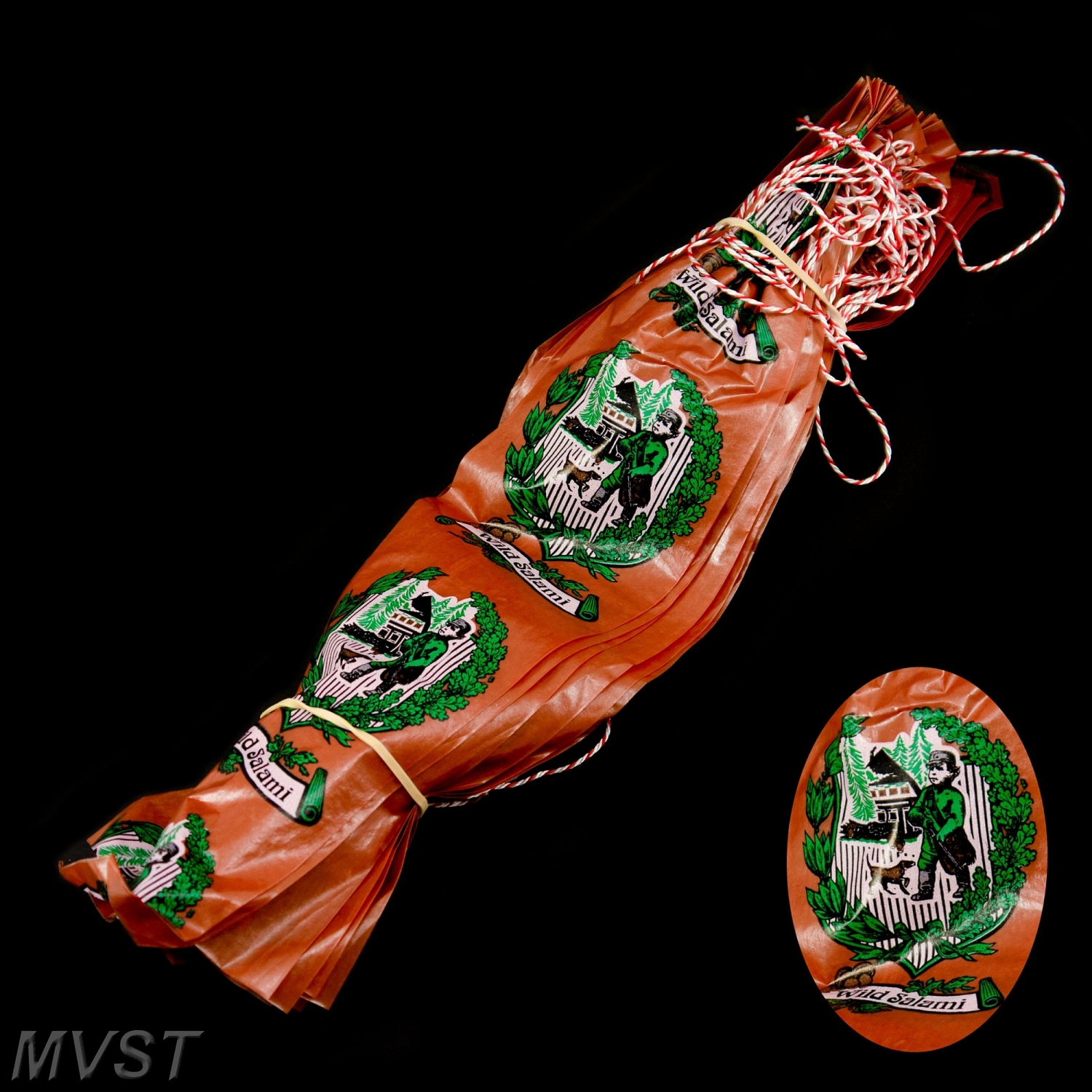 Faserbak Kal. 58/40 Bd.25 St. Wild Salami KD Faserbak Kal. 58/40 Bd.25 St. Wild Salami KD