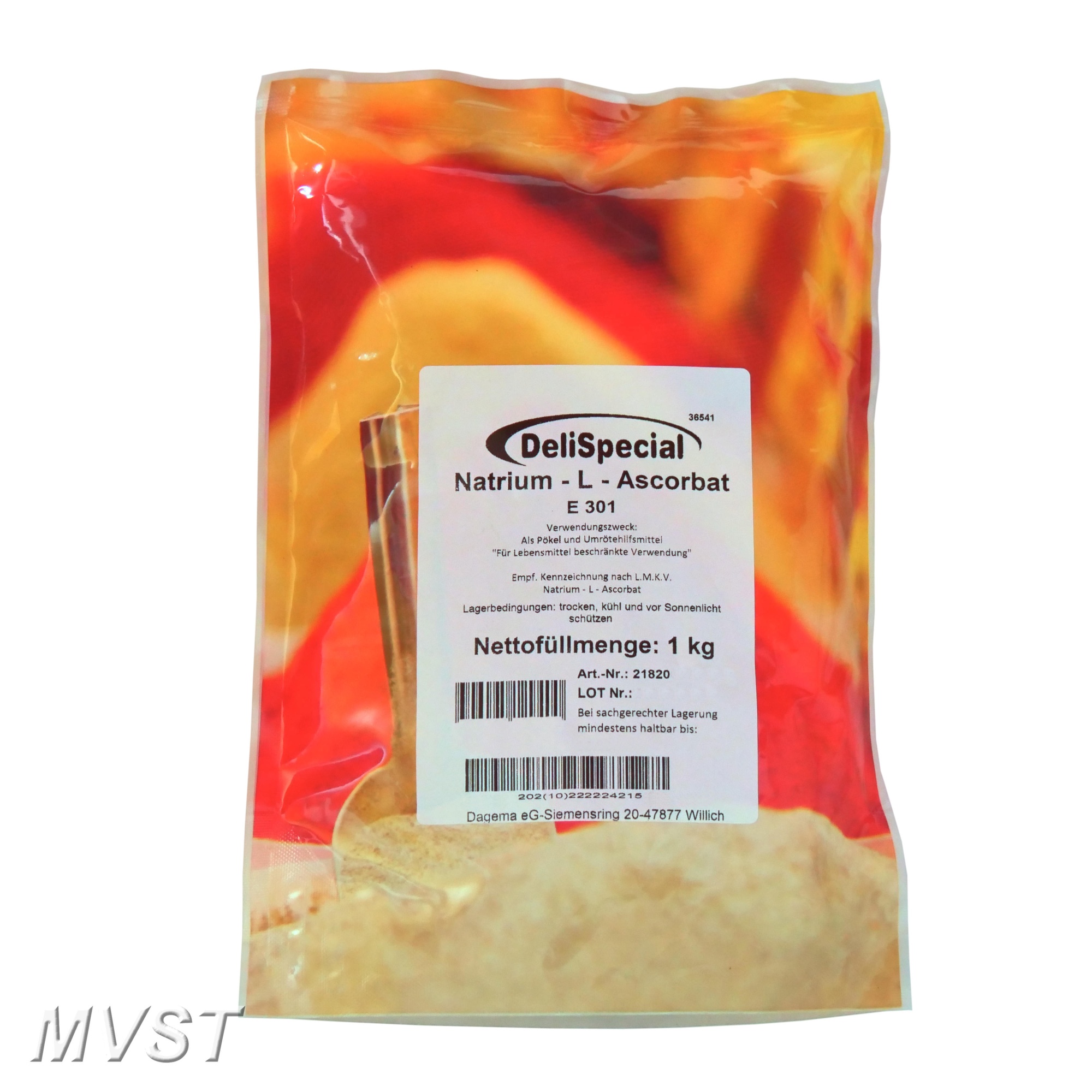 Natriumascorbat 1kg   E301 Natriumascorbat 1kg   E301