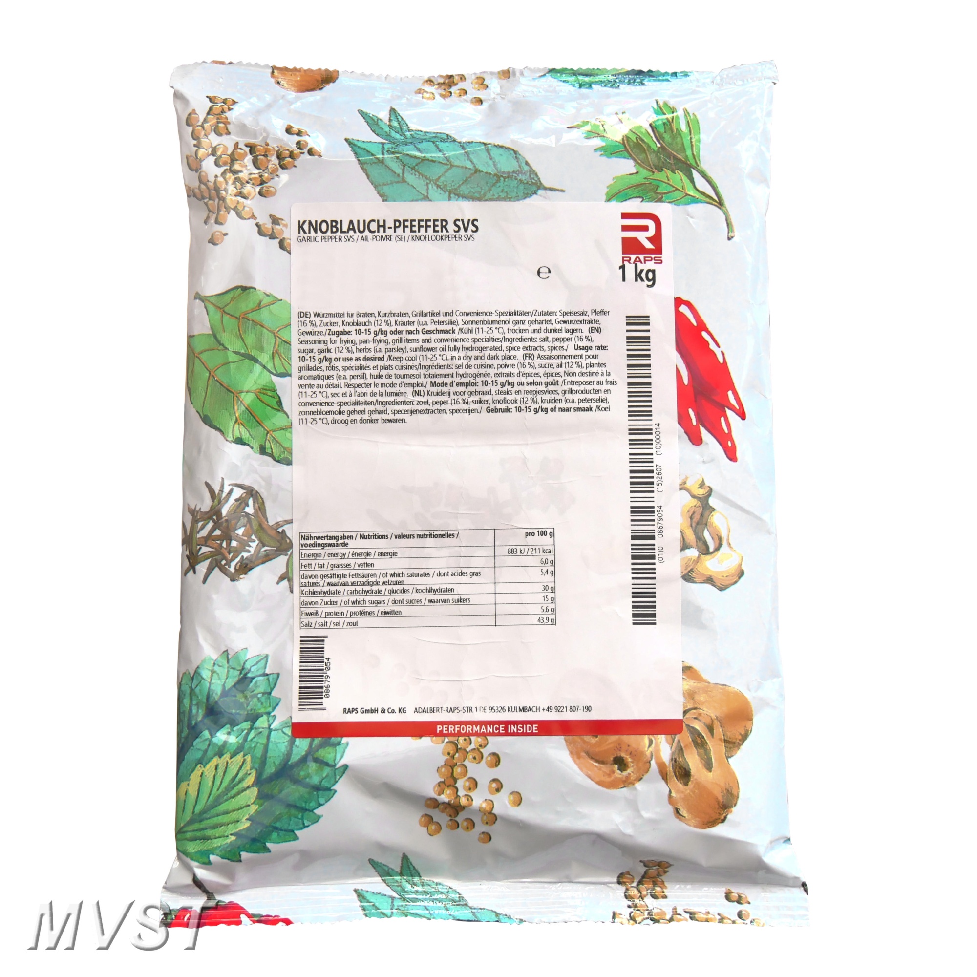 KnoblauchPfeffer Raps 1kg KnoblauchPfeffer Raps 1kg