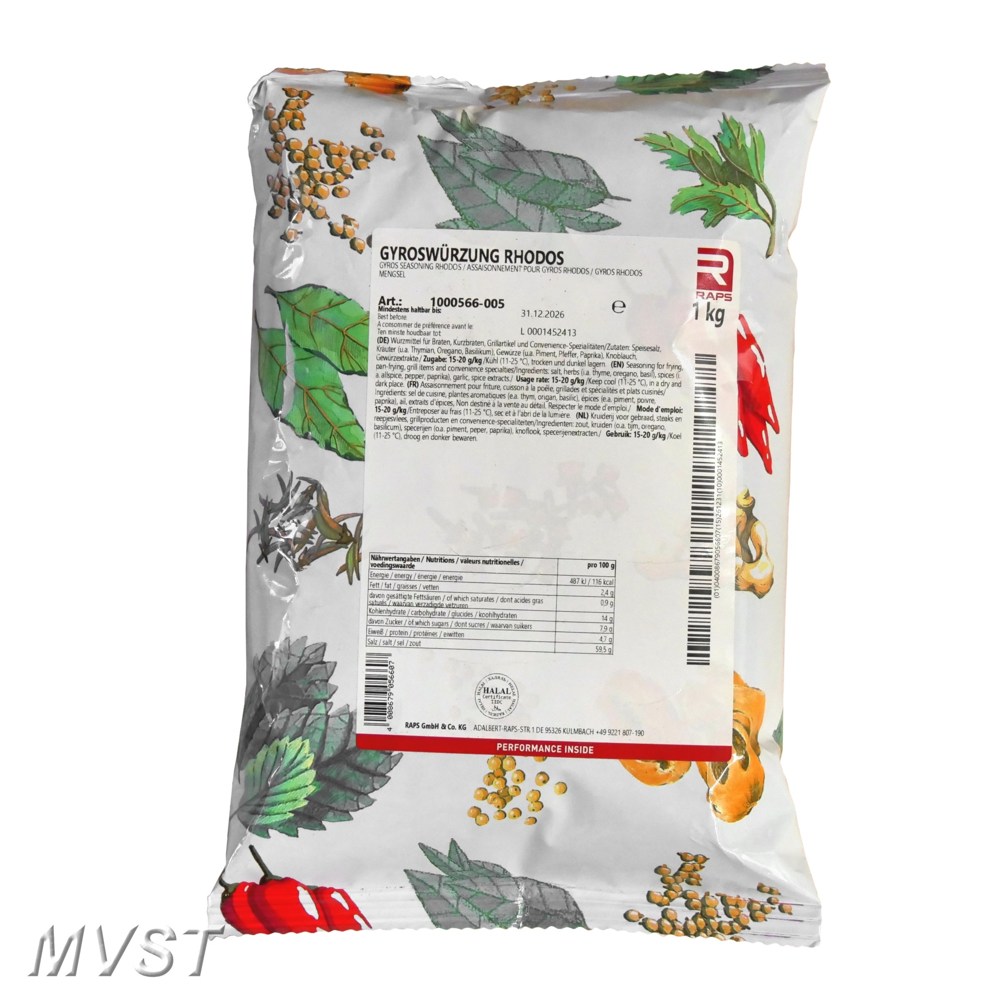 Gyros Rhodos 1,0 kg Gyros Rhodos 1,0 kg