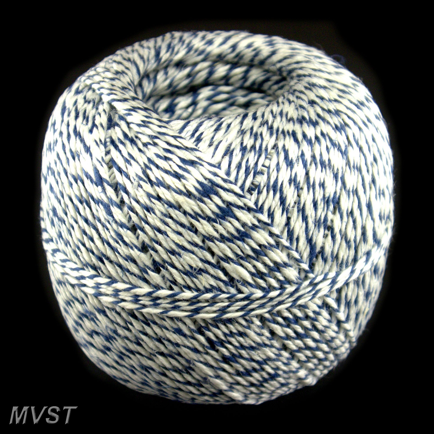 Wurstgarn 3/3,5 blau-weiß 1xRolle 0,2kg Wurstgarn 3/3,5 blau-weiß 1xRolle 0,2kg