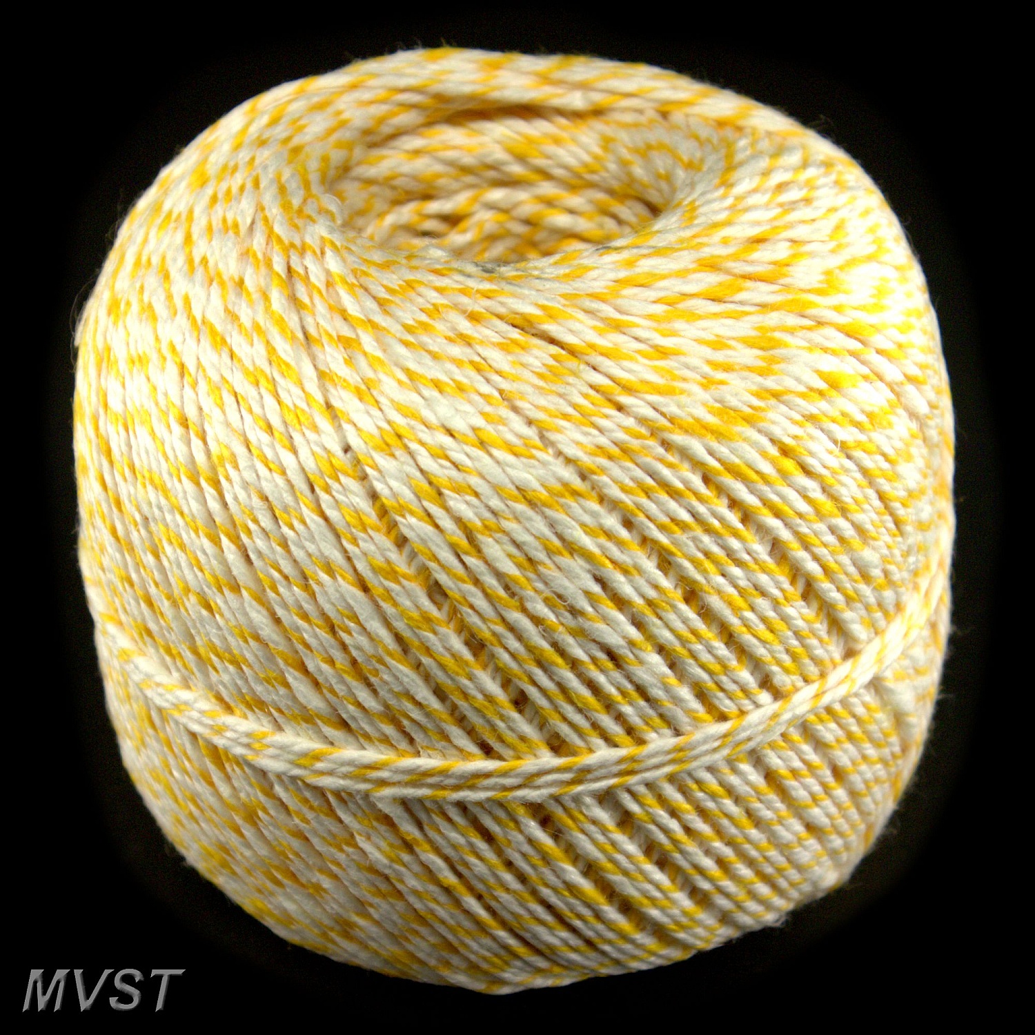 Wurstgarn 3/3,5 gelb-weiss 1xRolle 0,2kg Wurstgarn 3/3,5 gelb-weiss 1xRolle 0,2kg