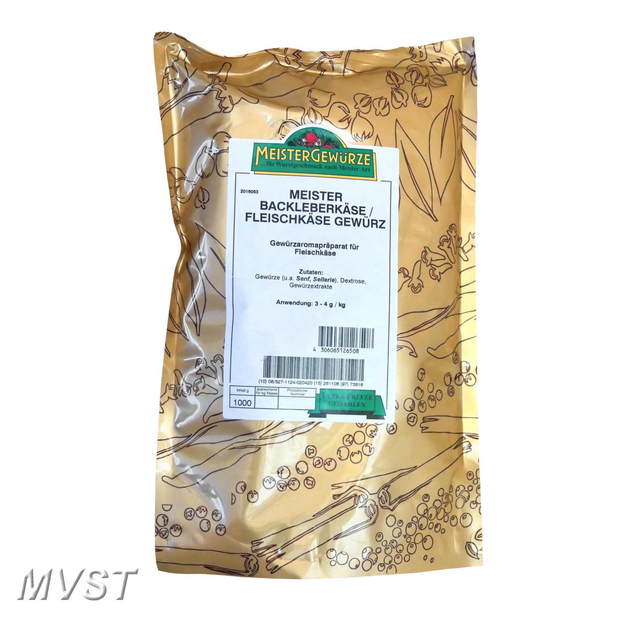 Leberkäse 1000 g   Wurstgewürz Leberkäse 1000 g   Wurstgewürz