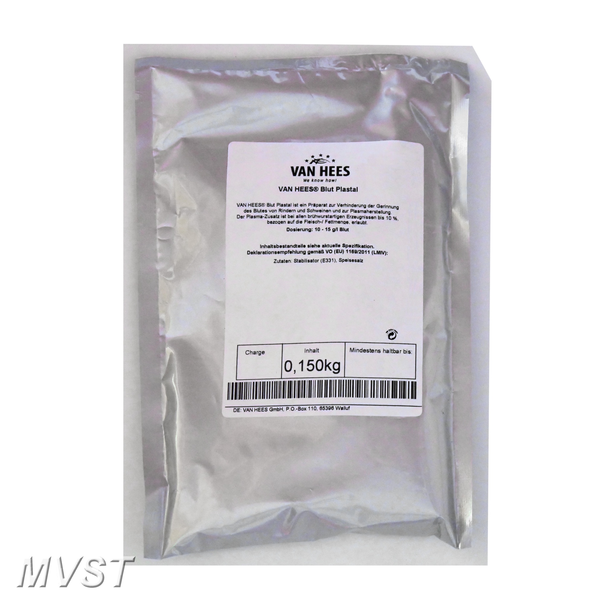 Blut Plastal 150g VanHees Blut Plastal 150g VanHees